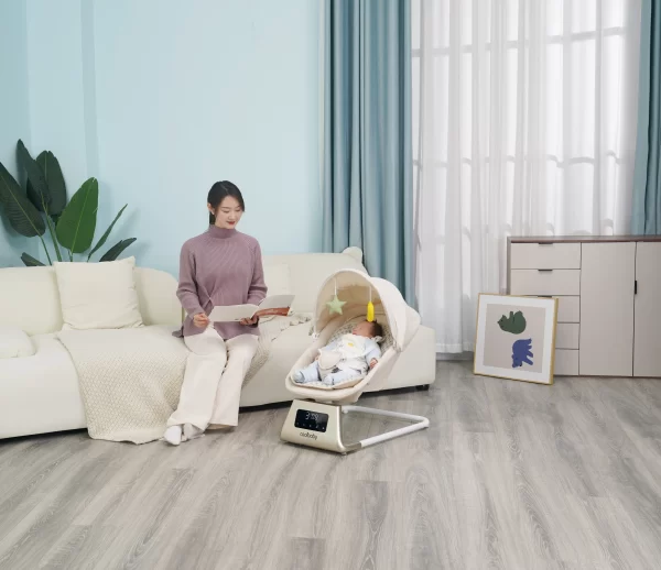 Upgraded LCD Screen Baby Swing Rocking Chair, Wholesale - 图片 7