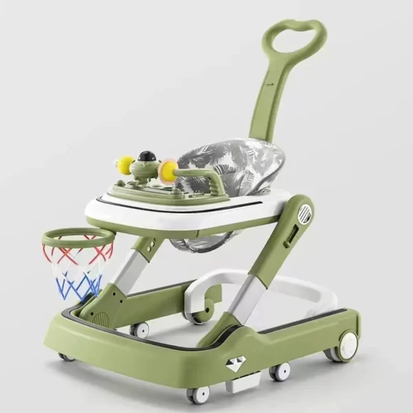 Baby Walkers Height Adjustable, Multifunctional Music Foldable Toddler Walker Wholesale