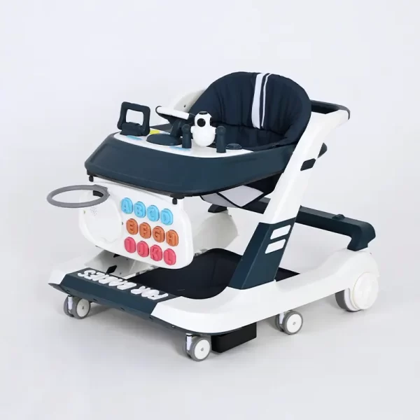 Baby Walker with Mute Wheels, Music Light Toddle Walker Multi-functional - 图片 2