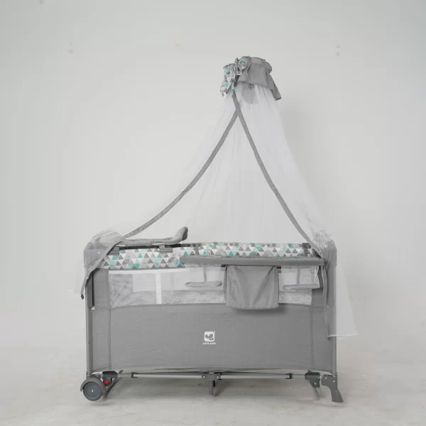Foldable Baby Crib Bed Newborn Infant Playpen Sleeper Bedside Baby Bassinet - 图片 4