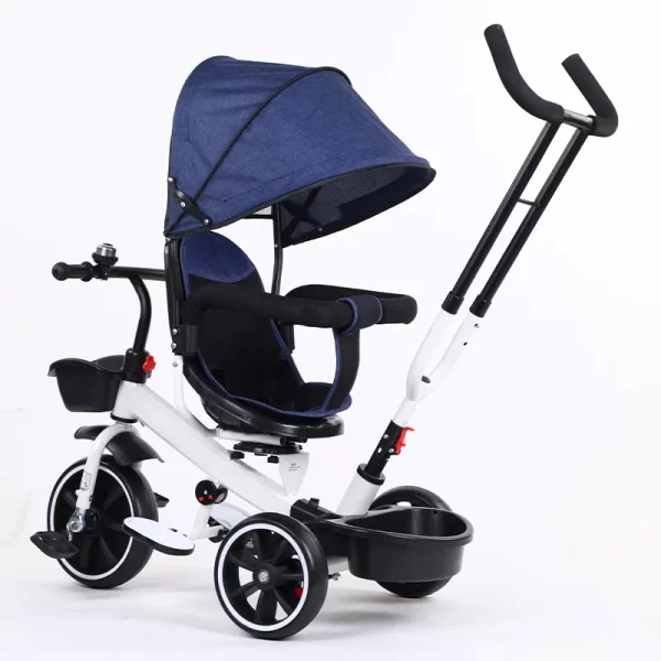 High Quality Baby Tricycles Kids Trike with Canopy - 图片 2