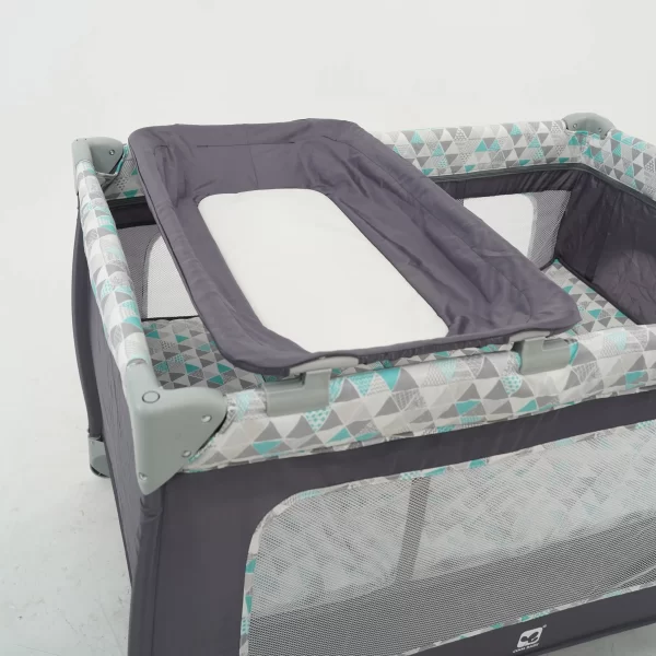 Foldable Crib Baby Portable Crib Moveable With Diaper Table Crib - 图片 4