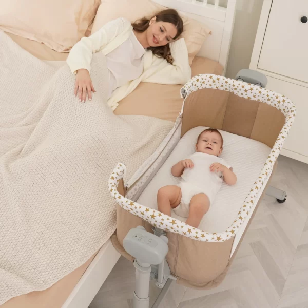 Multi-functional Bassinet Use Automatic Cradle Baby Rocker Bed Electric, Wholesale - 图片 5