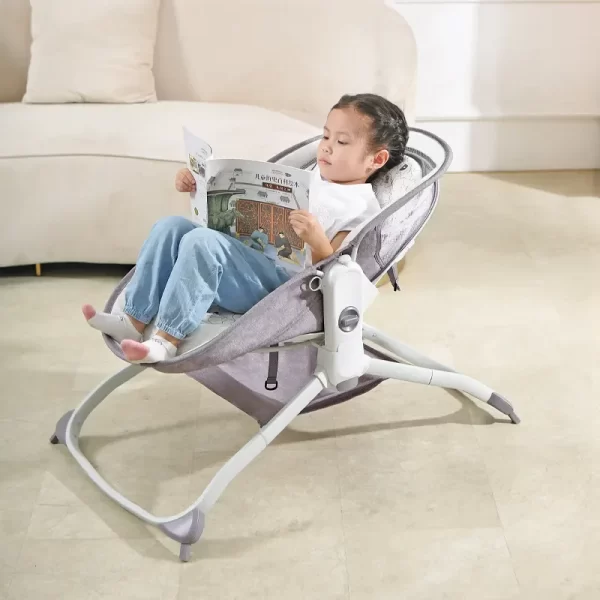 Foldable Multifunctional Baby Crib Baby Swing Cradle Bassinet - 图片 3