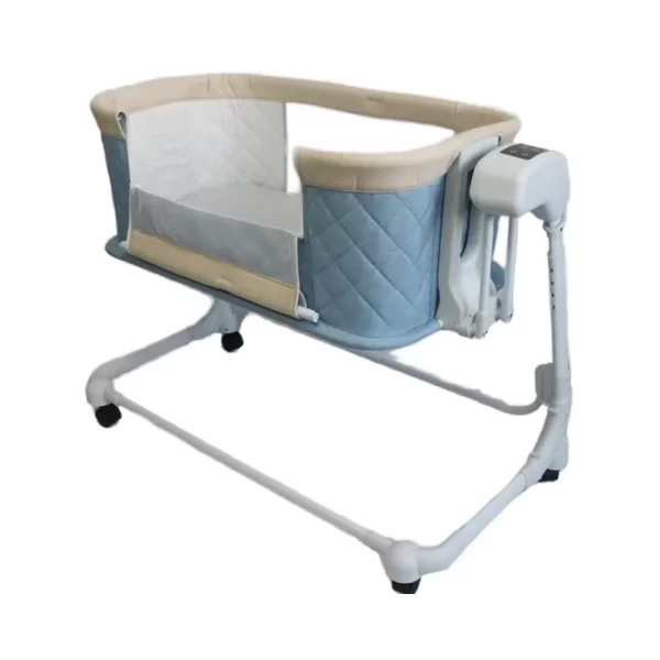 Modern Baby Crib with Detachable Mosquito Net - 图片 2