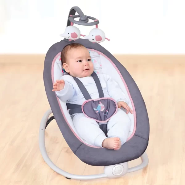 Foldable Baby Rocking Chair, Toy bar Included - 图片 2