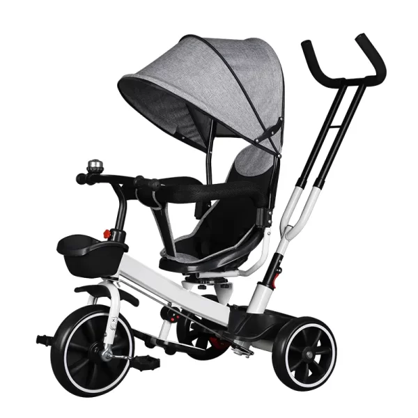 High Quality Baby Tricycles Kids Trike with Canopy - 图片 6