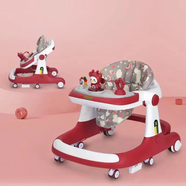 Music and Light Baby Walker, Multifunctional Adjustable for Toddler Infant - 图片 5