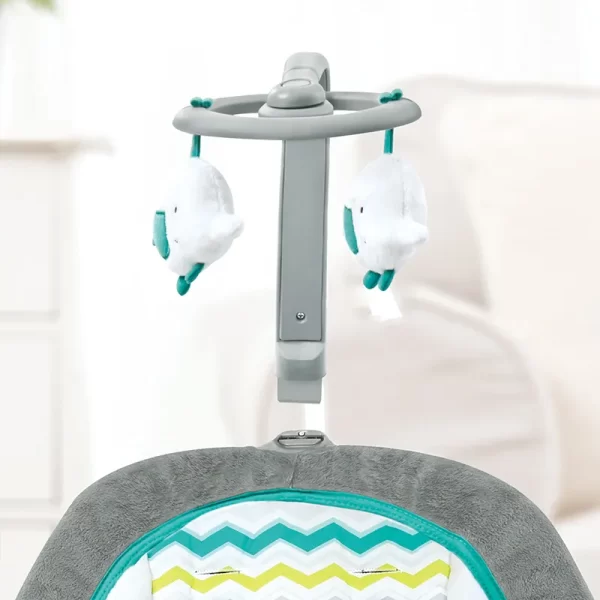 Foldable Baby Rocking Chair, Toy bar Included - 图片 5