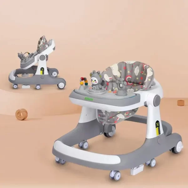 Music and Light Baby Walker, Multifunctional Adjustable for Toddler Infant - 图片 4