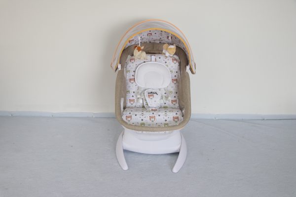 Quiet Electric Baby Rocker – Portable Infant Seat with Adjustable Recline, Wholesale - 图片 4