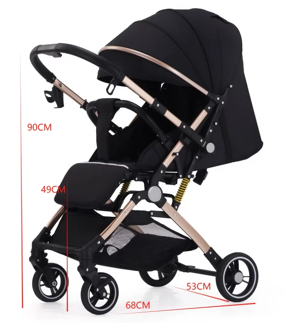 Stylish Baby Stroller - High-Quality Materials, Safe and Reliable - 图片 2