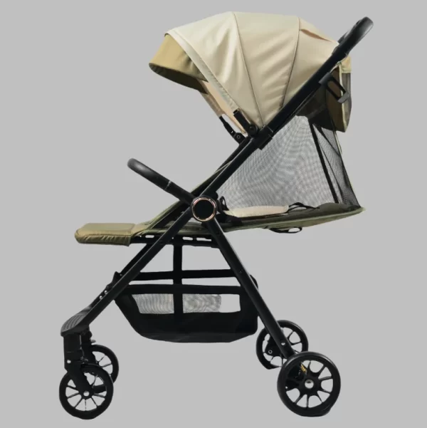 Baby Stroller with Large Canopy, Mesh Side Design - 图片 2