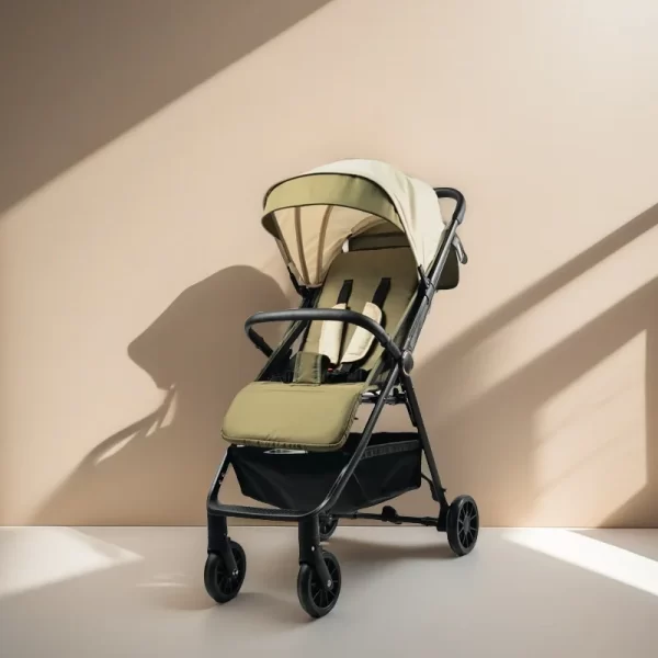 Baby Stroller with Large Canopy, Mesh Side Design - 图片 3