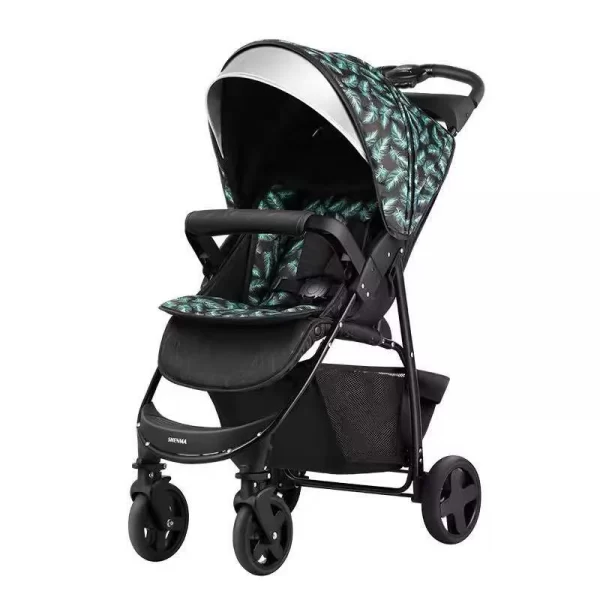 3-in-1 Luxury Baby Stroller – One-Hand Fold, 360° Rotating Wheels - 图片 4