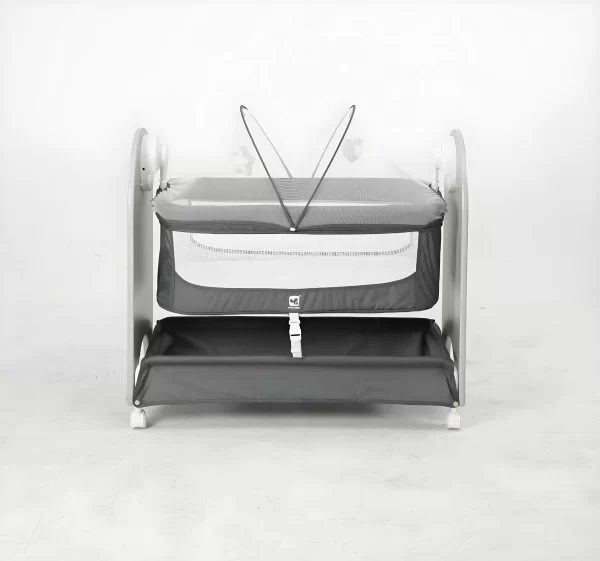 Smart Baby Bassinet with 3-Speed Auto Rocking, Bluetooth Remote - 图片 4