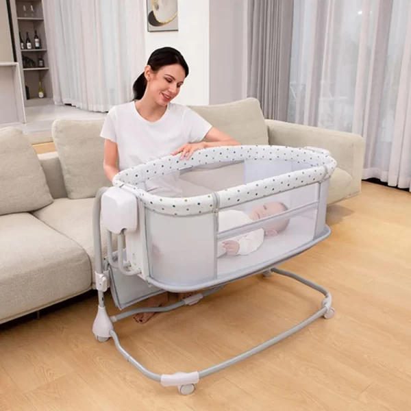 Electric Baby Swing Bed Baby Bassinet Bedside Sleeper, Wholesale - 图片 2