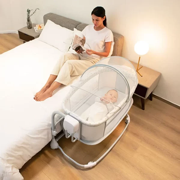 Electric Baby Swing Bed Baby Bassinet Bedside Sleeper, Wholesale - 图片 4