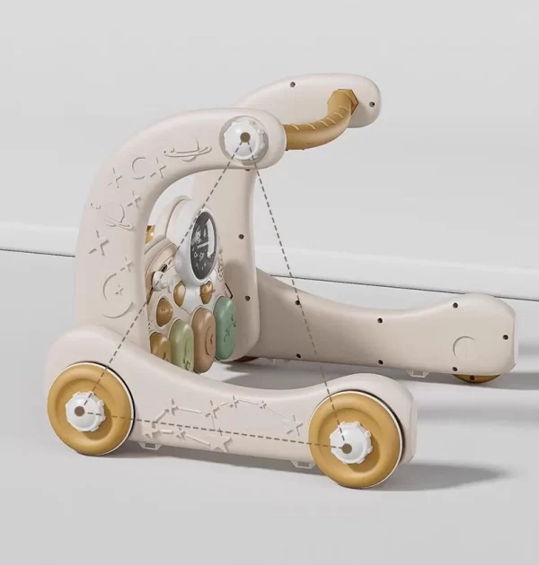 4 in 1 Multi-Functional Baby Walker with Music and Light - 图片 6