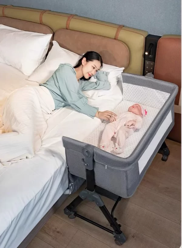 Multi-Functional Baby Rocking Crib Bed Bassinet - 图片 2