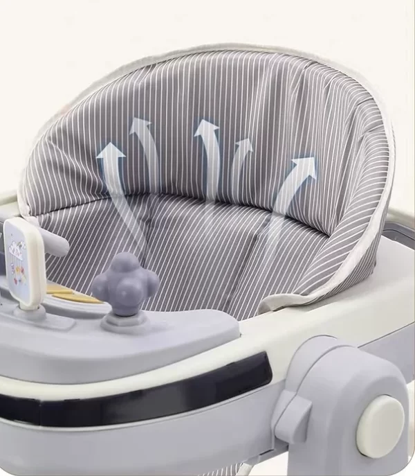 Multifunctional Electric Baby Walker – Bluetooth Remote, Music & Lights - 图片 7
