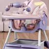Multifunctional Baby High Chair with Adjustable Height, Wholesale - 图片 3