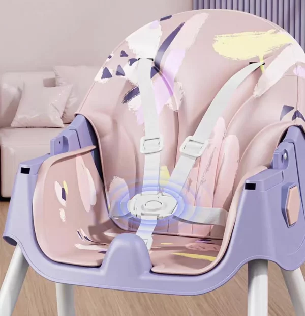 Multifunctional Baby High Chair with Adjustable Height, Wholesale - 图片 6