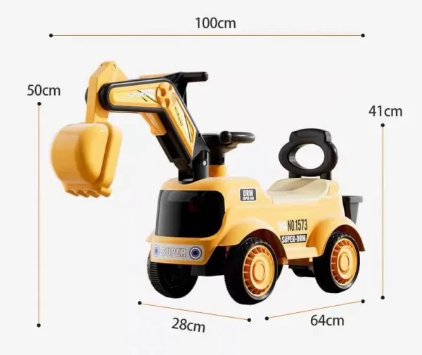 Multi-Functional Baby Ride-On Excavator, Sliding Swing Car, Wholesale - 图片 8