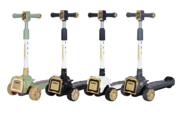 Wholesale Kids Scooter with 3 Wheels, Adjustable Foldable with Music and Light - 图片 2