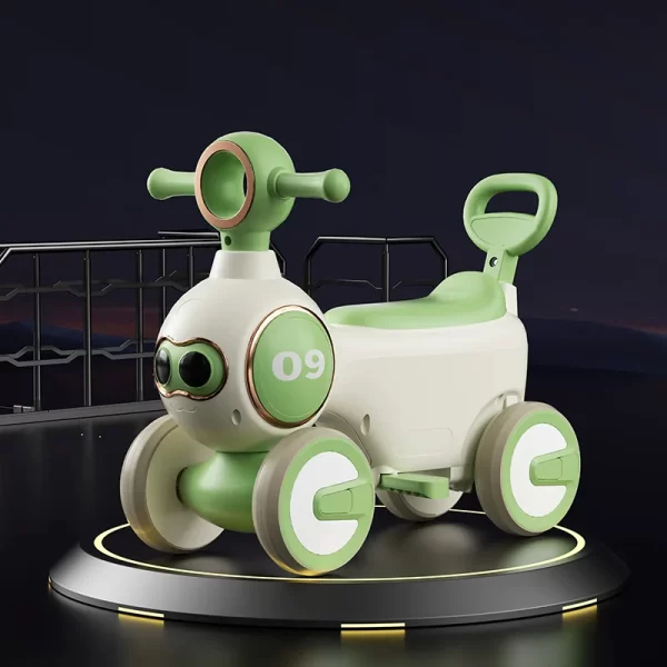 Kids Baby Sliding Walking Car with Push Handle, Wholesale - 图片 5