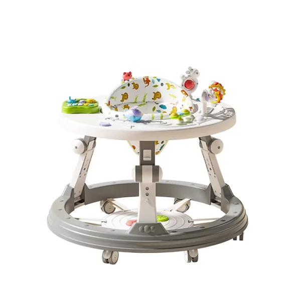 360° Rotating Baby Walker with Music Panel & Convertible Toy Table - 图片 3