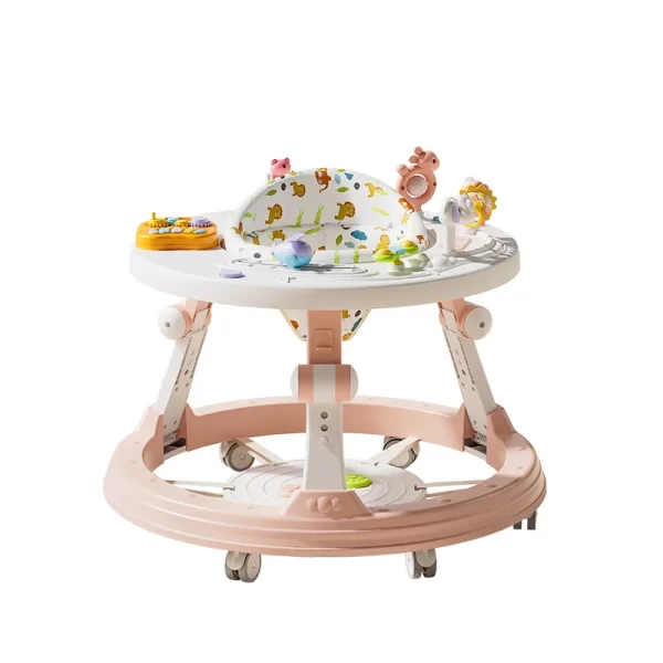 360° Rotating Baby Walker with Music Panel & Convertible Toy Table - 图片 2