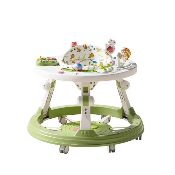 360° Rotating Baby Walker with Music Panel & Convertible Toy Table - 图片 5