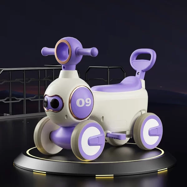 Kids Baby Sliding Walking Car with Push Handle, Wholesale - 图片 4