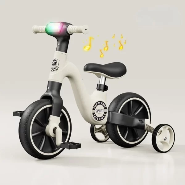 2 in 1 Kids Balance Bikes Convertible Tricycle with Adjustable Seat and Removable Pedal for Distributor