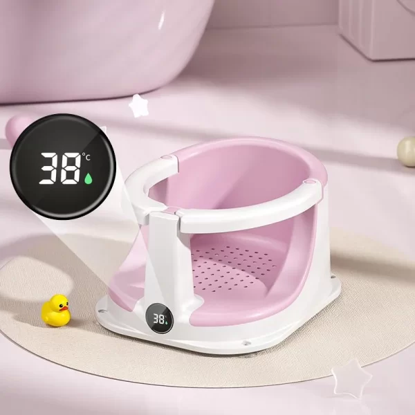 Portable Baby Bath Seat Shower Chair Bathtub Support for Baby Easy Clean Anti Slip, Wholesale - 图片 2
