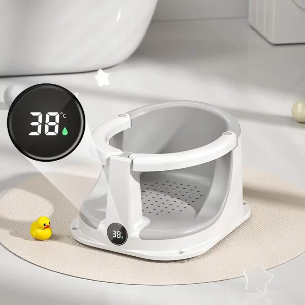 Portable Baby Bath Seat Shower Chair Bathtub Support for Baby Easy Clean Anti Slip, Wholesale - 图片 3