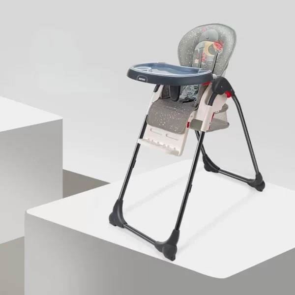 High Chairs for Babies and Toddlers Infant High Chair Lightweight Portable Baby Dining Chair for Distributor - 图片 4