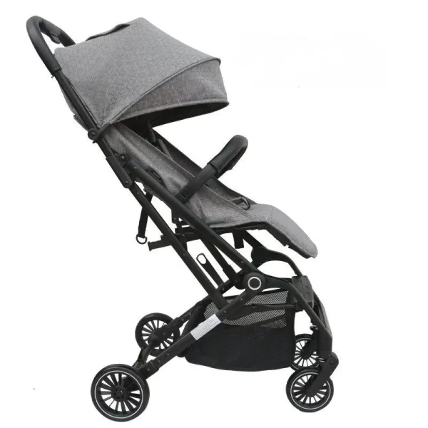 Luxury Baby Stroller One-Hand Fold Lightweight Folding Pram Fits in Airplane Cabin for Toddlers, Wholesale - 图片 2