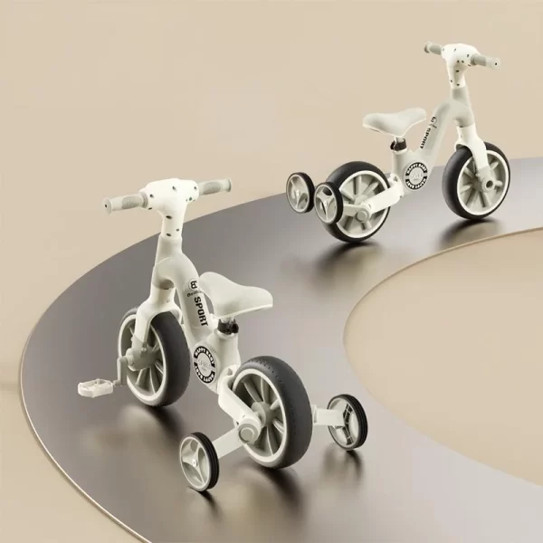 2 in 1 Kids Balance Bikes Convertible Tricycle with Adjustable Seat and Removable Pedal for Distributor - 图片 7