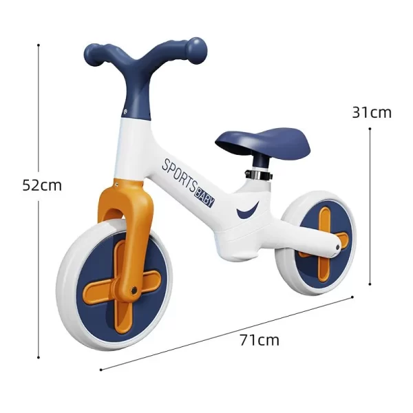 Toddler Balance Bike for Girls Boys No-Pedal Training Bike for Kids Toddler Push Bicycle for Distributor - 图片 2