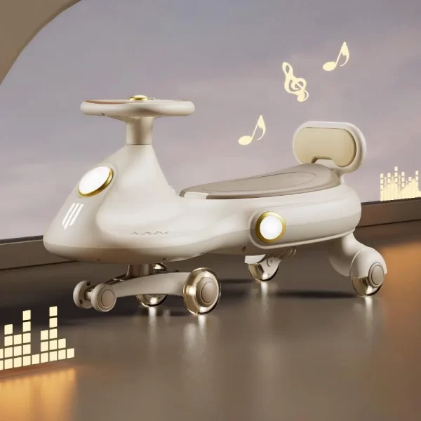Baby Wiggle Car Swing Car with LED Flashing Wheels and Music for Kids, Wholesale - 图片 4