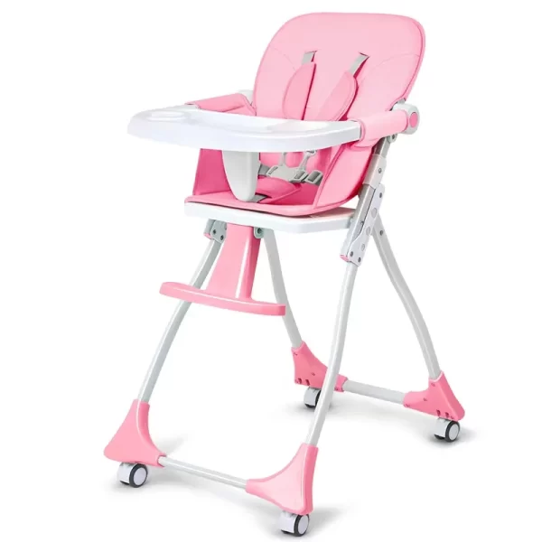 Baby High Chair, Convertible Foldable Dining Seat with Extendable Tray, Wholesale - 图片 3