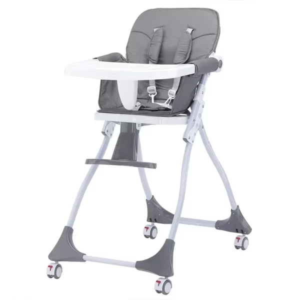 Baby High Chair, Convertible Foldable Dining Seat with Extendable Tray, Wholesale - 图片 4