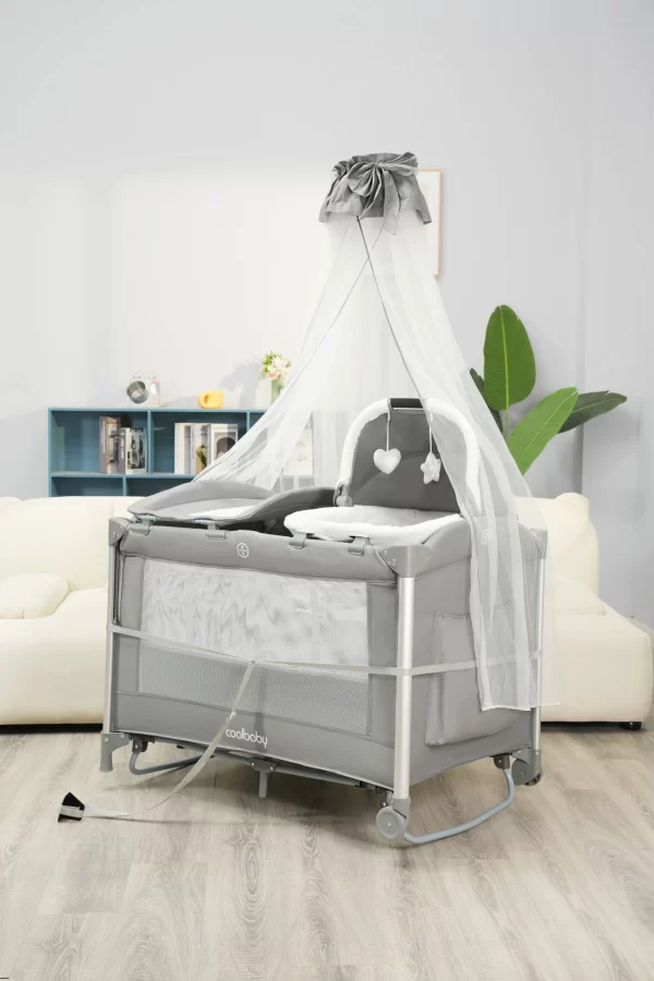 Baby Bassinet Bed Bedside Sleeper MultiFunctional Crib Playard Portable Changing Table Bassinet for Newborn, Wholesale