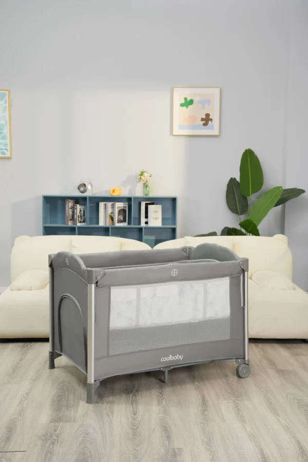 Baby Bassinet Bed Bedside Sleeper MultiFunctional Crib Playard Portable Changing Table Bassinet for Newborn, Wholesale - 图片 2