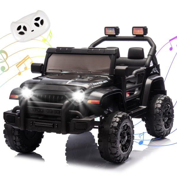 Ride on Truck Car, 12V Kids' Electric Vehicles W/Parents Control, Ride on Toys for Toddlers with Music