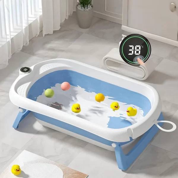 Foldable Baby Bathtub – Portable & Space-Saving Infant Bath Tub for Newborns & Toddlers, Wholesale - 图片 2
