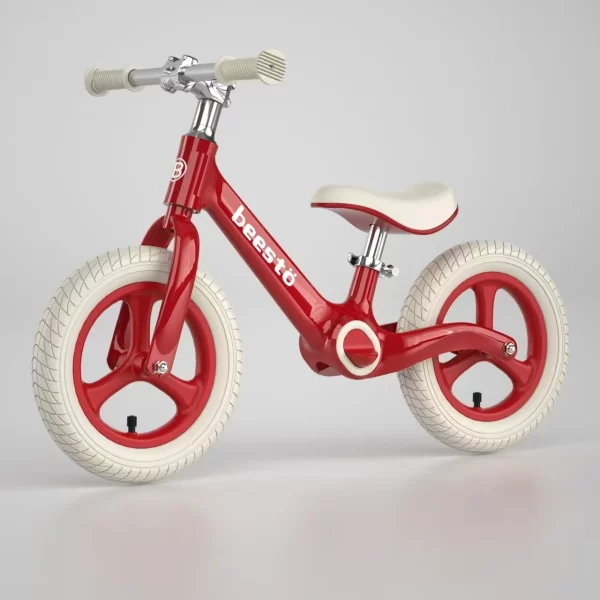 12" Magnesium Kids Balance Bike with Adjustable Seat, 360° Steering and Shock Absorbing, Wholesale