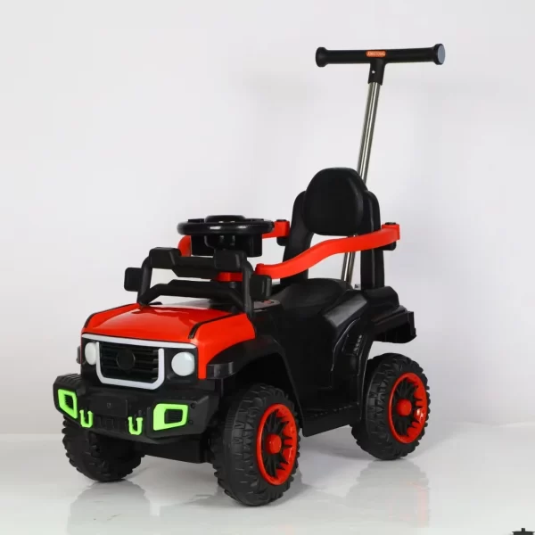 Multifunctional Electric Ride on Car Toy with Push Handle Outdoor Push Car for Toddlers, Wholesale